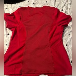 XL red Cherokee Infinity scrub top EUC